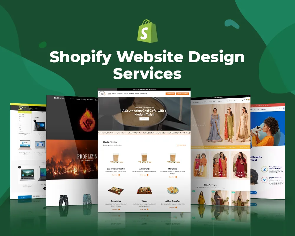 shopify website design services