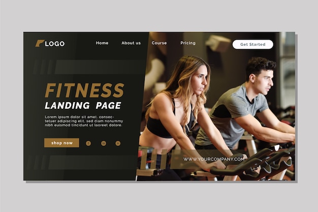 fitness web design